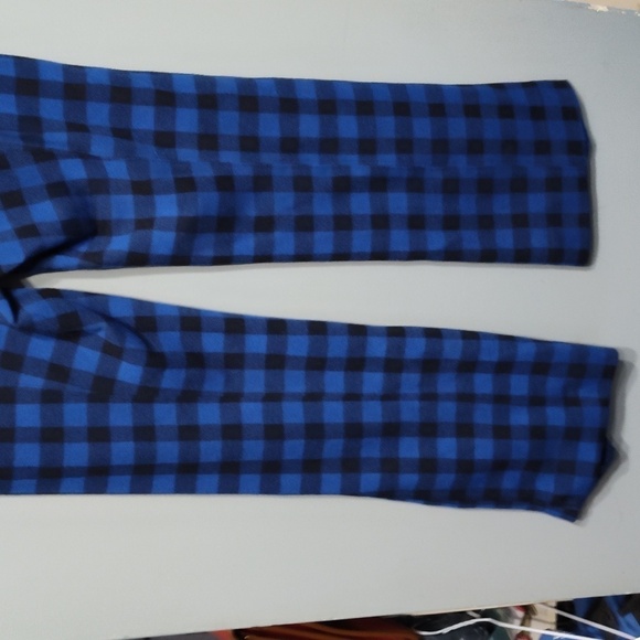 Maeve by Anthropologie. Blue and black plaid pants, super comfy. Size small - Picture 4 of 8